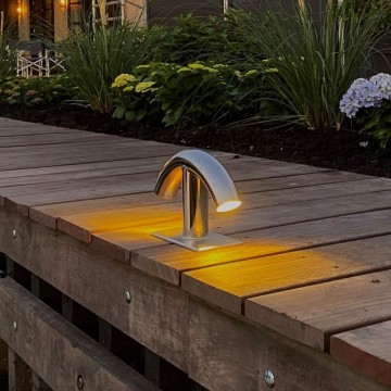 2 0 2x steigerlamp slm150   steigerverlichting   warm wit ww warmwit   rvs lamp vlonder   zoom