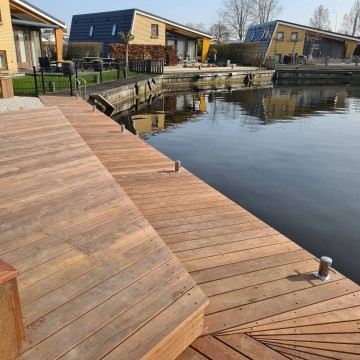 5x rvs bolder   75mm   steiger   vlonder   natuurvoltuinen