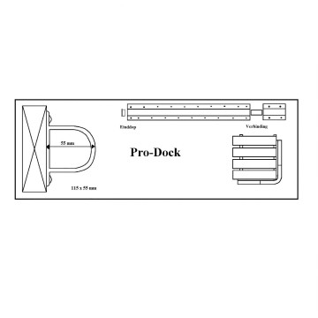 Afmetingenprofielsteigerstootrand