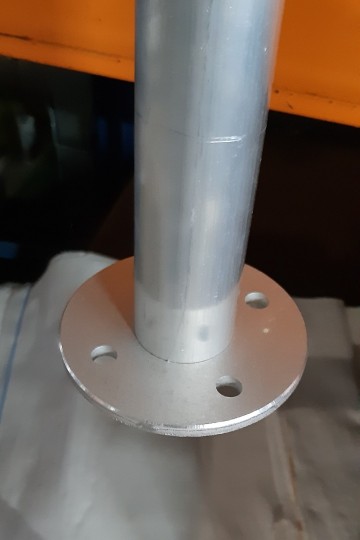 Aluminiumtrap4tredenrondetredenbuis2025flenssteigervlonder