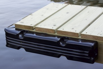 Blokfender   hoek   steiger   zwart 1