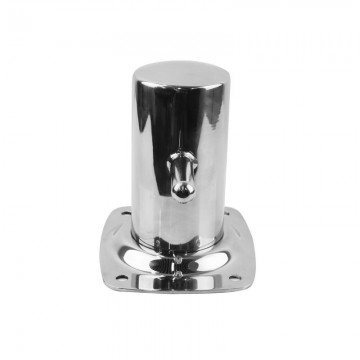 Bolder rvs316 diameter 60mm penbolder rvsbolder gepolijst glimmend zijkant