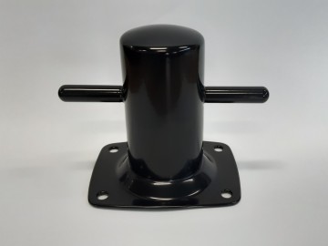 Bolder zwart   zwarte rvs bolder