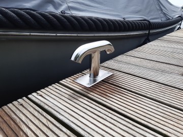 Bolderlamp slm350   gepolijst rvs316   stainless steel bolder   steigerlamp