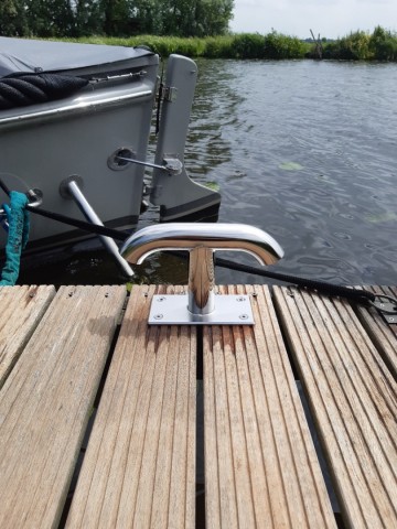 Bolderlamp slm350   gepolijst rvs316   stainless steel bolder   steigerverlichting