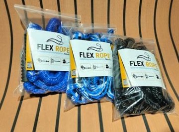 Flex rope flexibele landvast   aanmeren   afmeren   boot sloep plezierjacht   diverse kleuren   verpakking   instructies