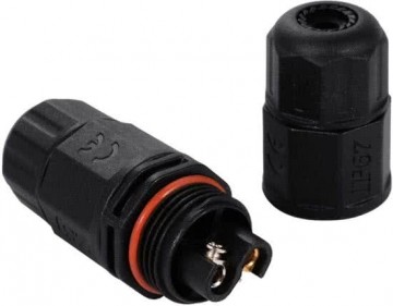 I connector ip67 open 2   waterdichte verbinding voor buitenverlichting   waterdicht verbinden   aansluiten tuinverlichting