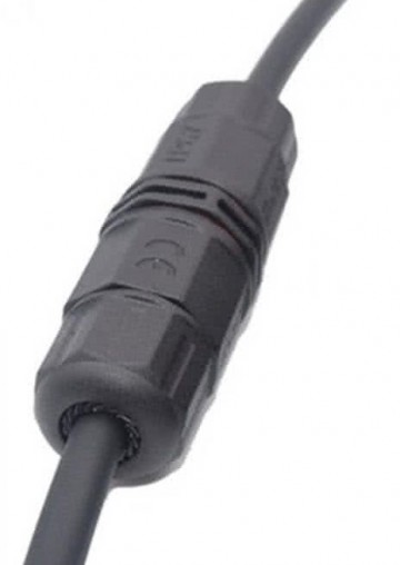 I connector ip67 voorbeeld   waterdichte verbinding voor buitenverlichting   waterdicht verbinden   aansluiten tuinverlichting