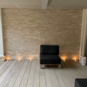 Inbouwspotjes vloer   vlonder   overkapping   veranda   grondspotjes inbouw