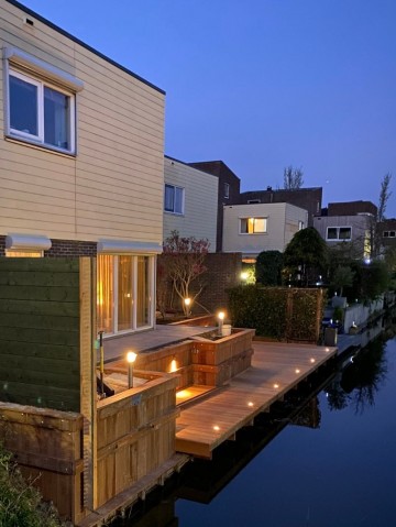 Inbouwspotjes vlonder steiger terras   vlonderlampjes   led vlonder lampjes   12 volt terras spots   tuinverlichting