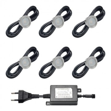 Inbouwspots   set van 6   vlonderverlichting   led verlichting vlonder terras inbouw 1