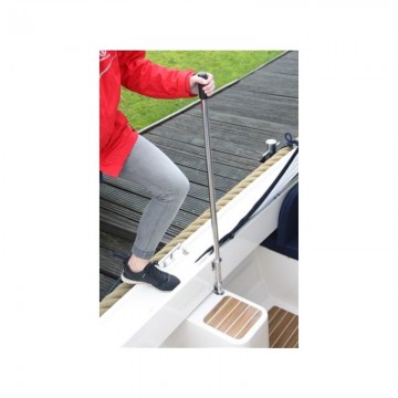 Instaphulp   instapsteun rvs316 gepolijst   instaphulp sloep boot schip