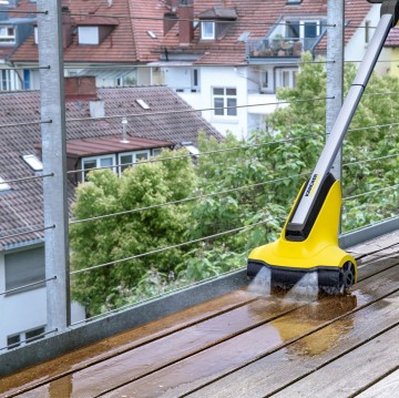 Karcher vlonderborstel steiger vlonder reinigen terrasreiniger pcl 4 borstelmachine veegmachine 8