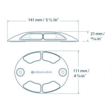 Maattekening    rvs316   steigerspotjes   aqualuma