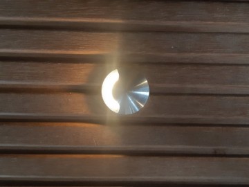 Opbouwspot 1 rvs   vlonder   warmwit   ip67   316   nautic led   step light   12vdc 2