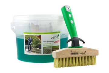 Osmo power gel met borstel   houtontgrijzer   vlonderhout reinigen   vlonderterras schoonmaken   vlonder schrobben 0