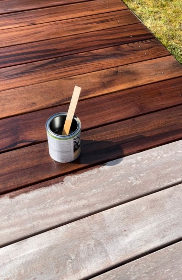 Osmo terras olie   vlonder   steiger   olien   beschermen   bankirai olie   vlonderolie