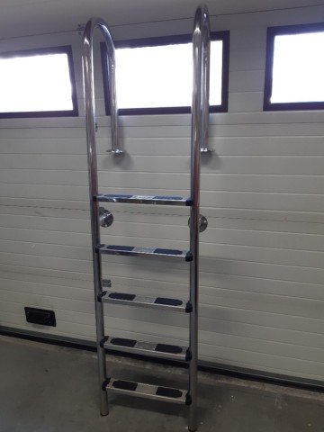 Rvs304zwemtrap4of5tredensteigeraanlegsteigerflensbevestigingantisliptredena