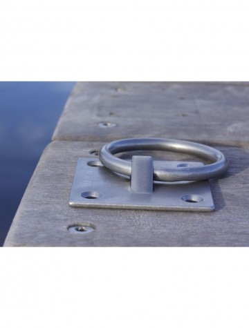 Rvs316   ss 316   afmeerring   plat oog   steiger ring