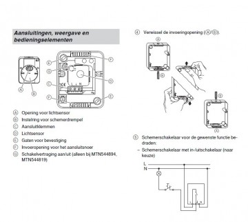 Schneider schemerschakelaar ip54   ring voor lens afstelling   handleiding eenvoudig