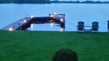 Steiger met verlichting