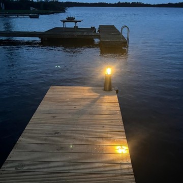 Steigerlamp 1   aluminium gepoedercoat   nautische steiger verlichting   hoog armatuur