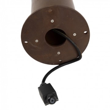 Steigerlamp 12   hoog en laag cortenstaal   tuinverlichting 220v of 12v   aansluiten 0