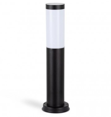 Steigerlamp 13   45   zwart rvs