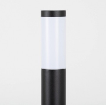 Steigerlamp 13   top en venster   zwart rvs