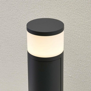 Steigerlamp 2   aluminium grafiet   met 2 stopcontacten   tuinlamp   tuinverlichting   luxe tuin verlichting   top