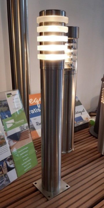 Steigerlamp 2 laag   outlet   rvs   padverlichting   led  big nails plus 50   slv   edelstaal   1xe27