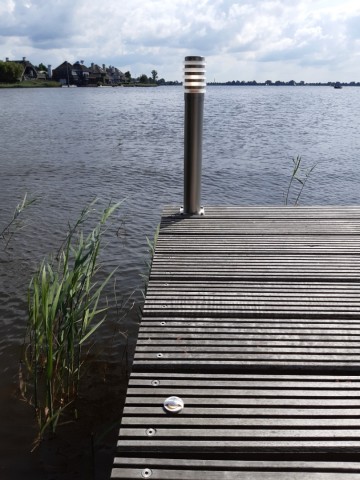 Steigerlamp 2 rvs   50cm   vissteiger   steiger   tuinverlichting   vlonderverlichting 0