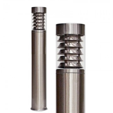 Steigerlamp 7   rvs   met lamellen binnen zijde 1