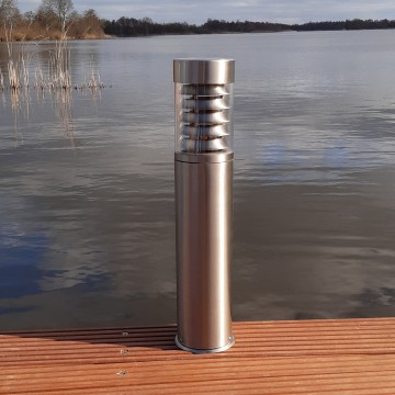 Steigerlamp 7   rvs304   steiger verlichting   vlonder buitenlamp   vloerlamp   terras lamp