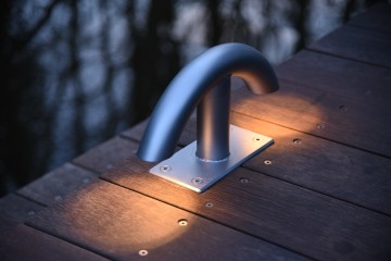 Steigerverlichting   steigerlamp slm250   gepareld  verlichting op aanlegsteiger   vlonder   bolder   verlichting   led   rvs316   1