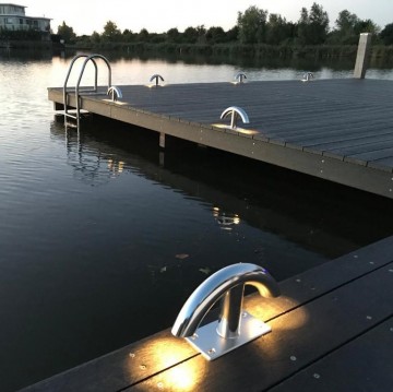 Steigerverlichting   steigerlampen slm250   bolder   gepolijst   rvs   terrasverlichting