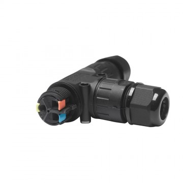 T connector ip68   open klemmen clipjes   t stuk kabelverbinder   waterdichte verbinding voor buitenverlichting   waterdicht kabels verbinden   aansluiten tuinverlichting kabel en snoer